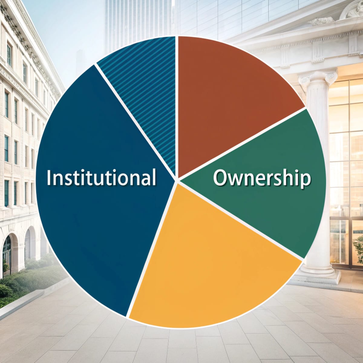 Circular diagram Institutional Ownership