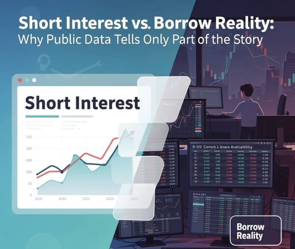 Short Interest vs. Borrow Reality - Why Public Data Tells Only Part of the Story